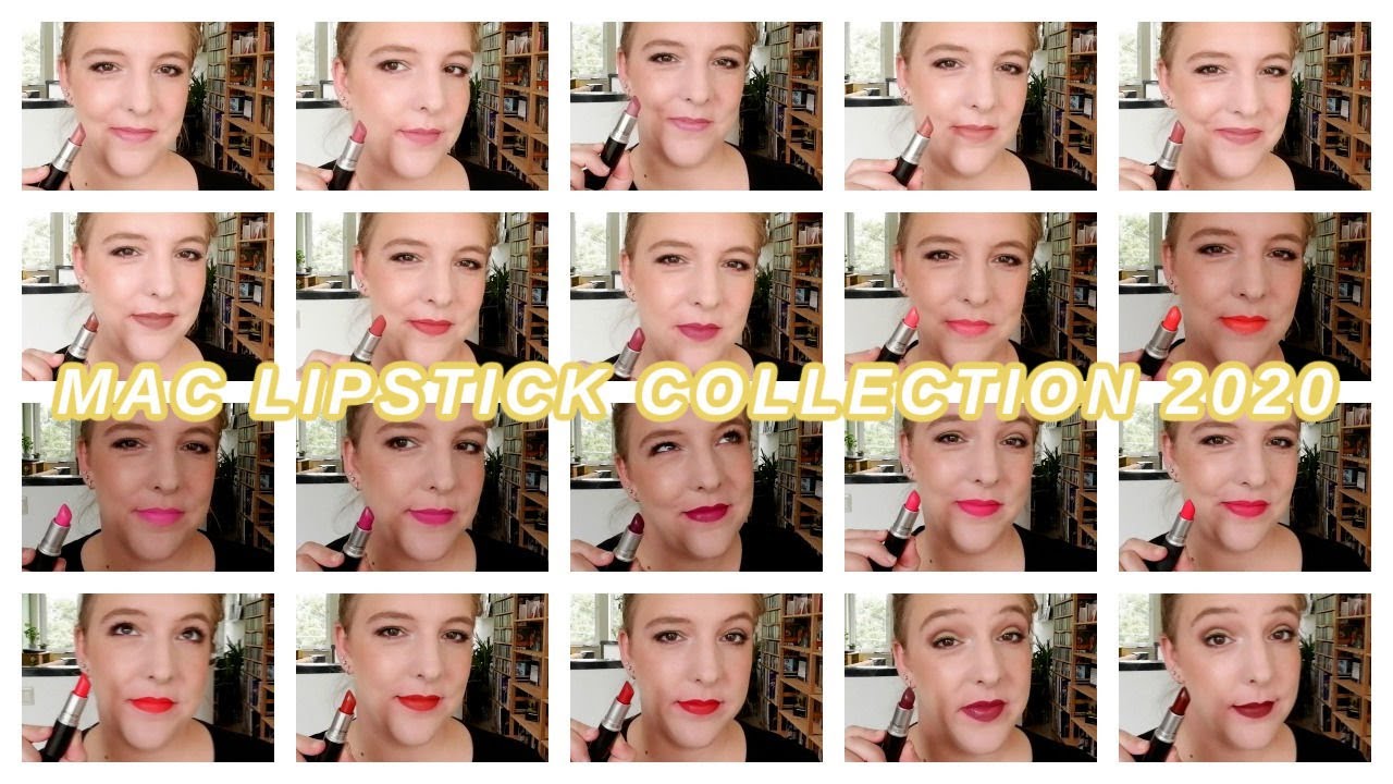 MAC LIPSTICK COLLECTION 2020 // Swatching all 21 shades of my MAC lipsticks
