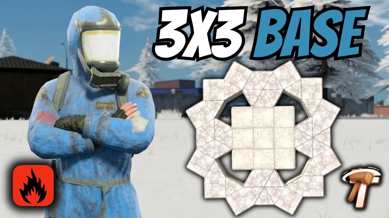 Новый дизайн базы | База 3x3 | Остров выживания в Оксиде