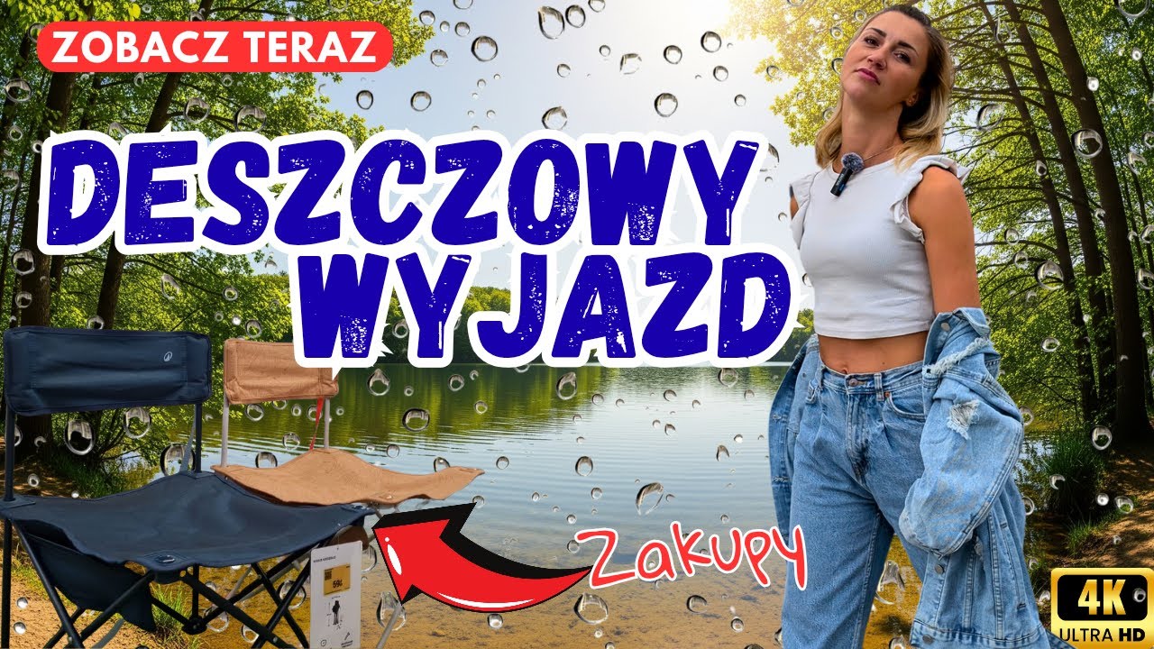 ☔️ Bezpłatna miejscówka NA DZIKO nad jeziorem 🌦