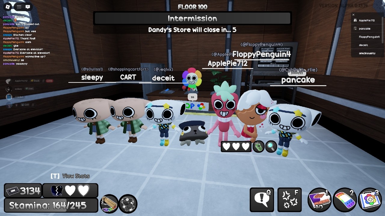 Trying to distract to Floor 100+ as ECLIPSE