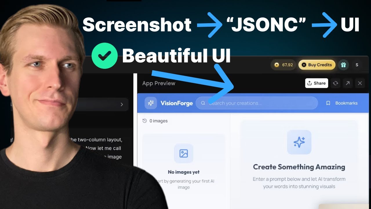 Новый рабочий процесс Emergent sh + "JSONC" + Opus 4.5 для создания КРАСИВОГО пользовательского и...