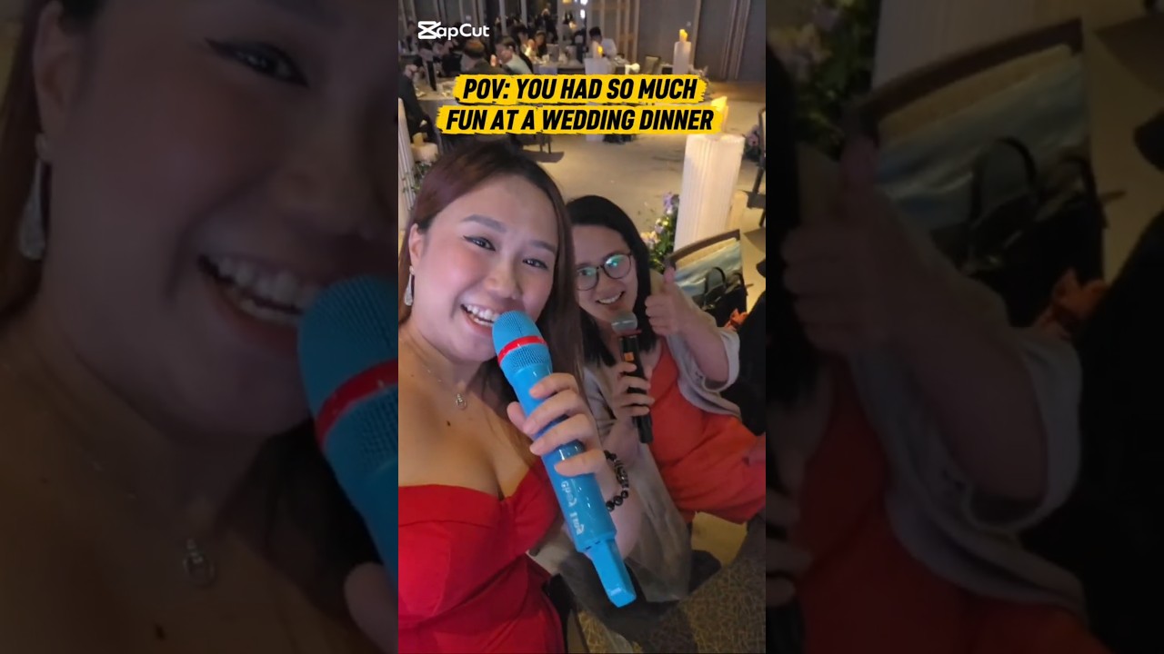 POV: U had so much fun at #sgwedding dinner! #weddingliveband #insideweddings #weddingentertainment
