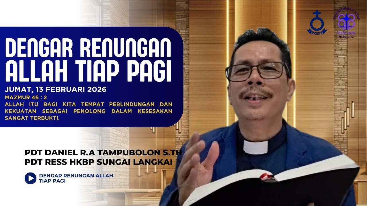 Dengar Renungan Allah Tiap Pagi | Jumat, 13 Februari 2026