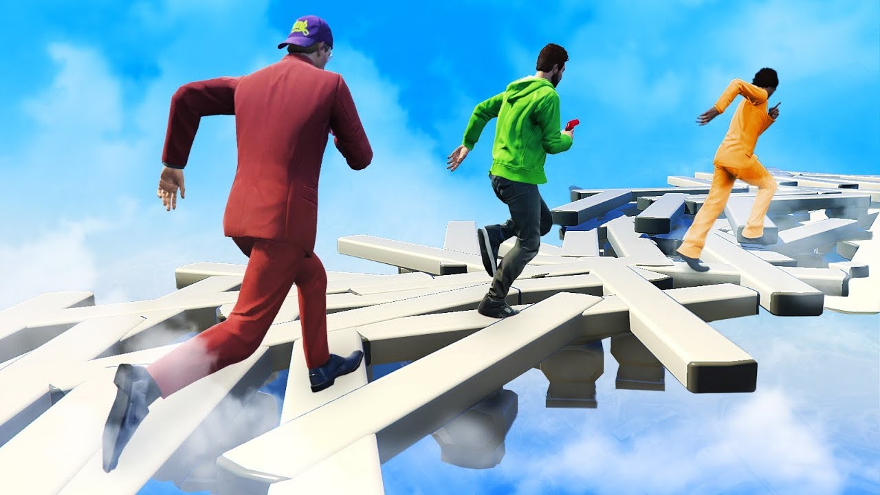 ODDEST MOVING DEATHRUN EVER?! (GTA 5 Funny Moments)