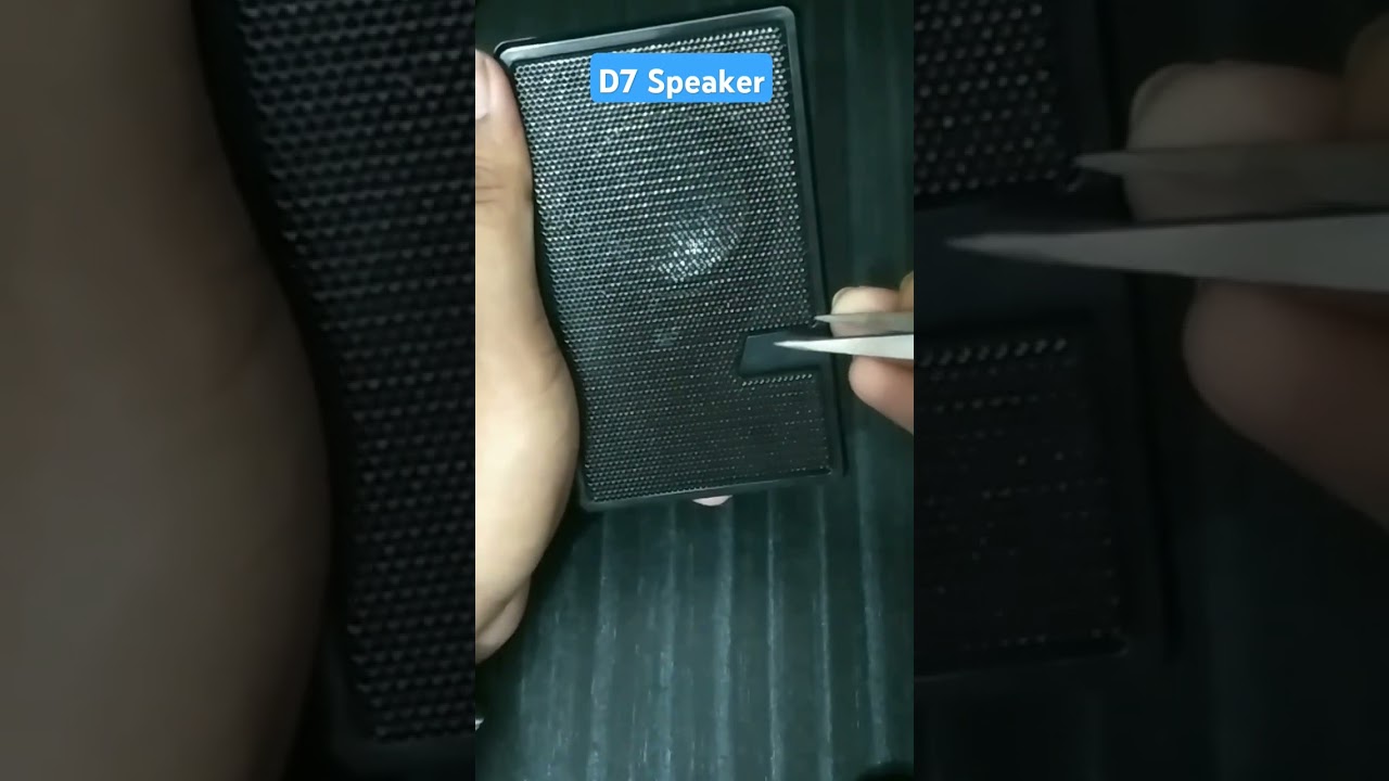 Opening D7 speaker net. #smartphone #automobile