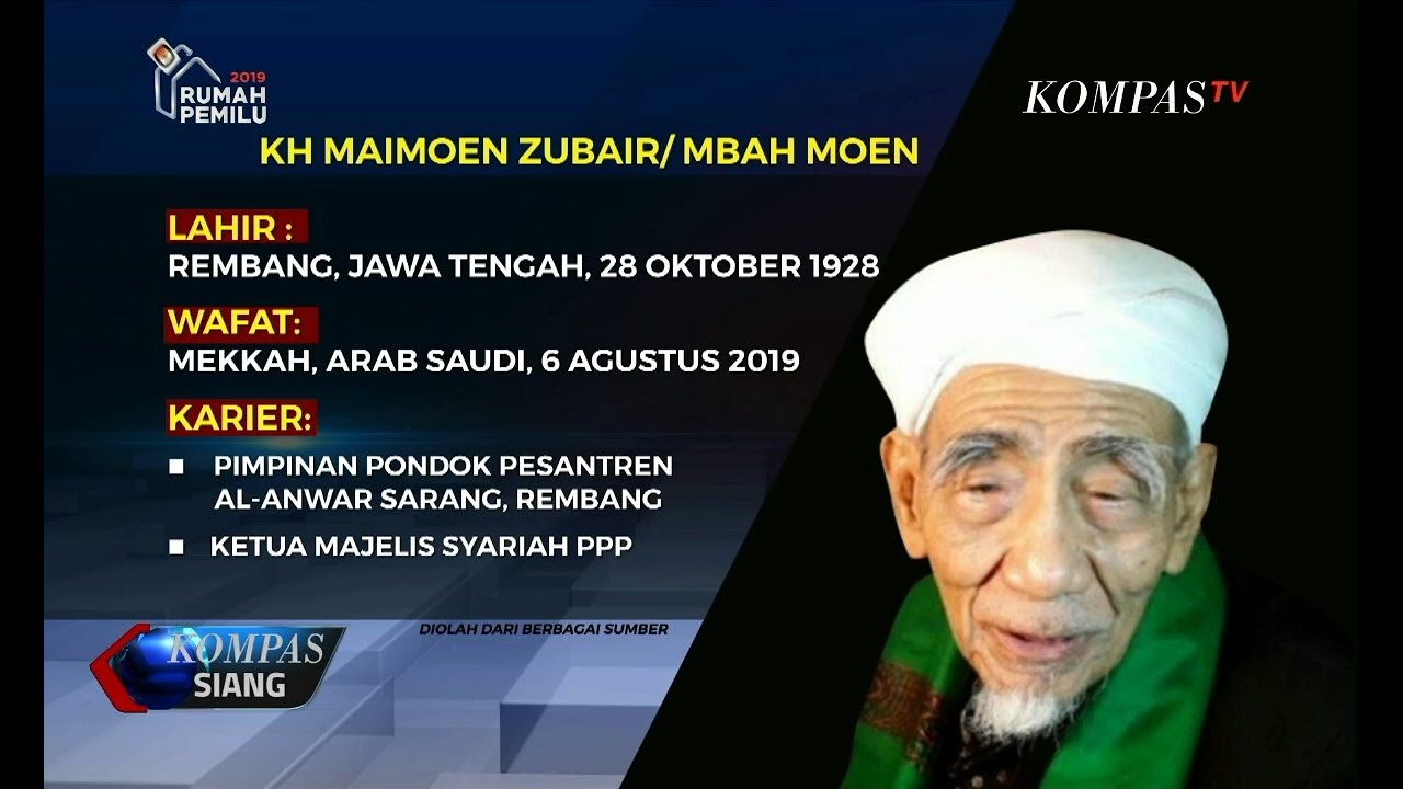 Mengenal Sosok Ulama Besar KH Maimun Zubair