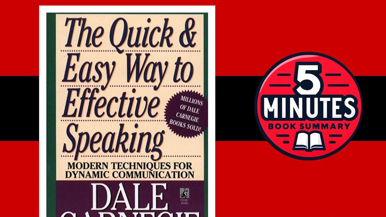 The Quick and Easy Way to Effective Speaking by Dale Carnegie | 5 minutes Book Summary