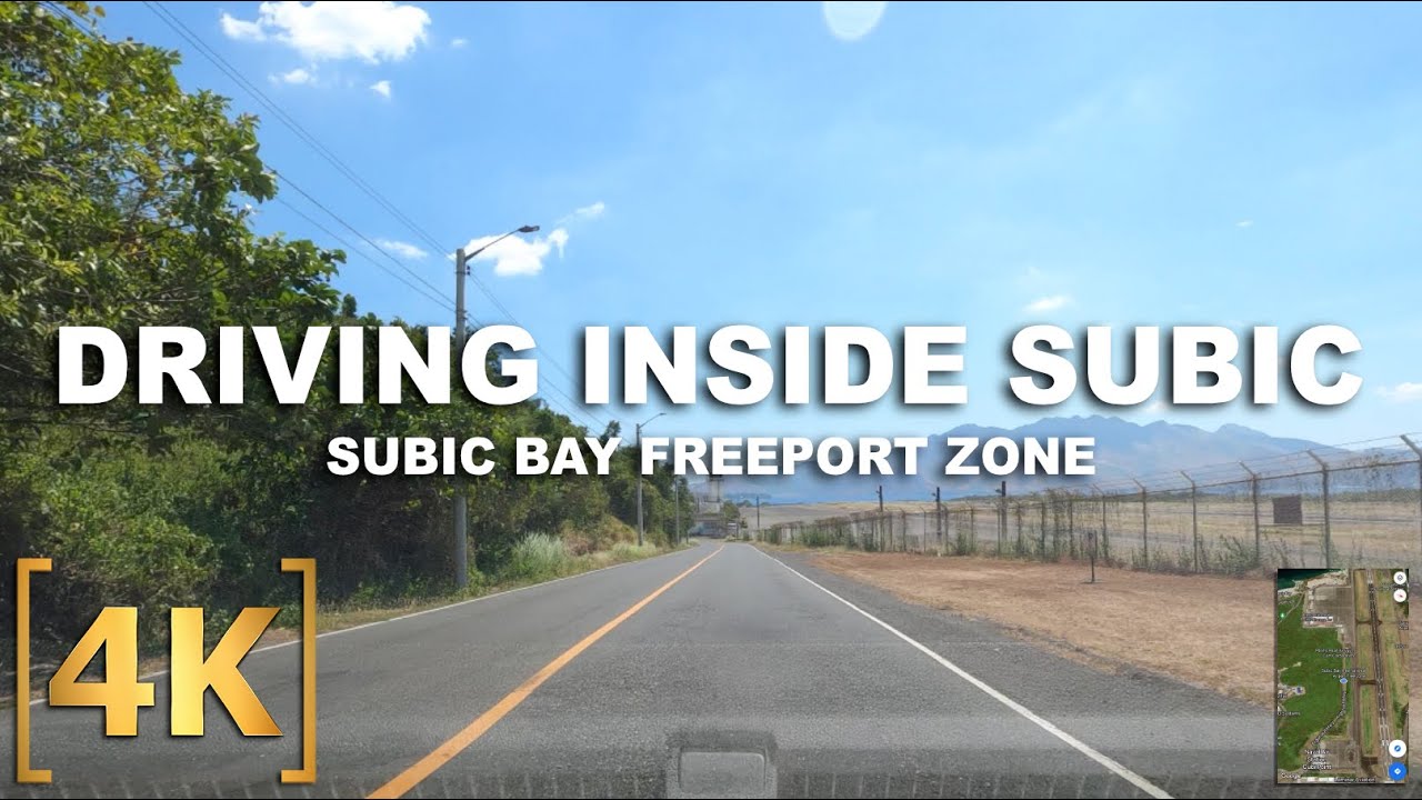 Driving tour around the USA vibe of Subic Bay | 4K | Olongapo, Zambales, Philippines