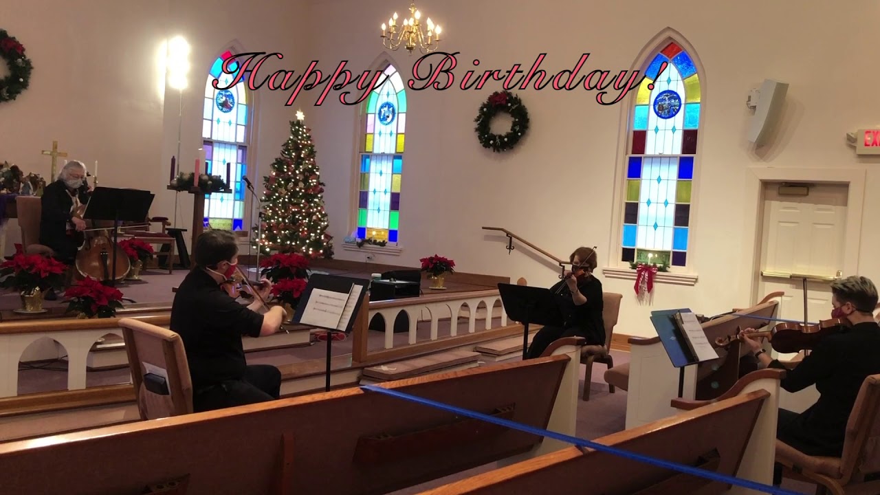 Happy Birthday from the NCSO String Quartet!