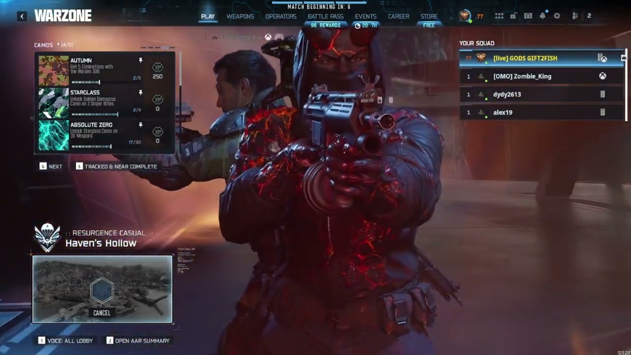 Playing around on warzone