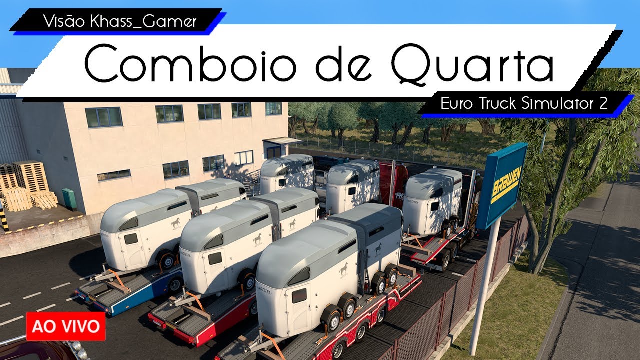 Gameplay Euro Truck Simulator 2 - Comboio de Qaurta