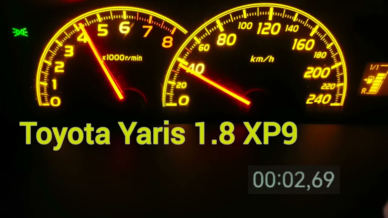 Toyota Yaris 1.8 T-Sport XP9 acceleration