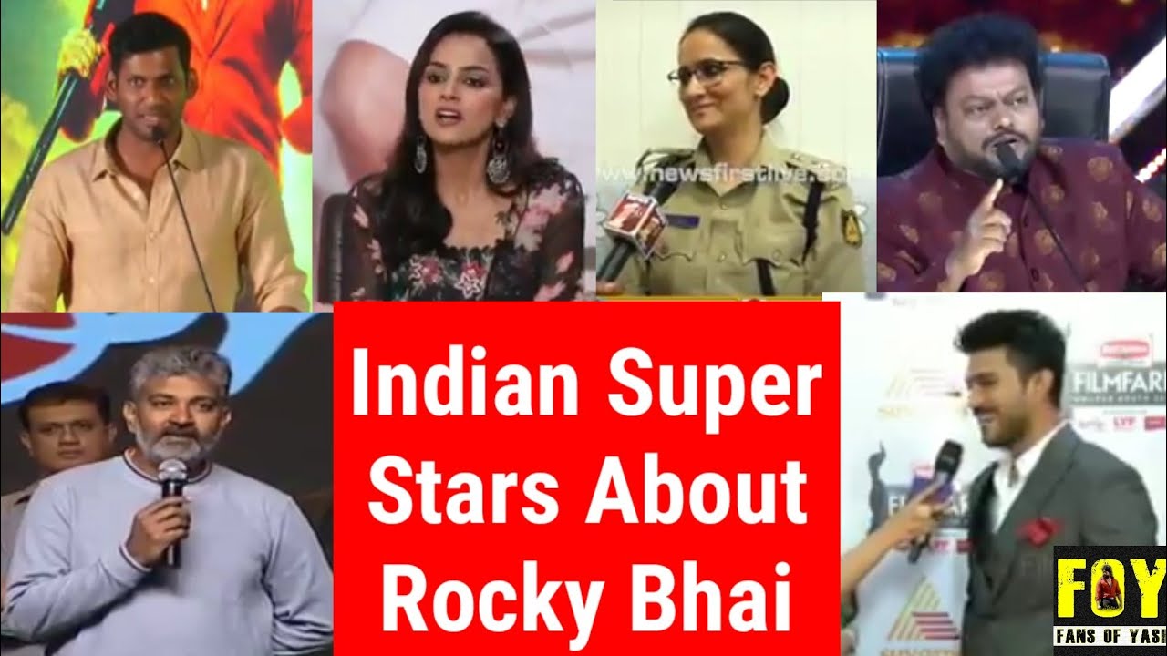 Indian Super Stars about Rocky Bhai | Rajamouli | Vishal | Shradda | Prashant Neel | Jai Jagadeesh