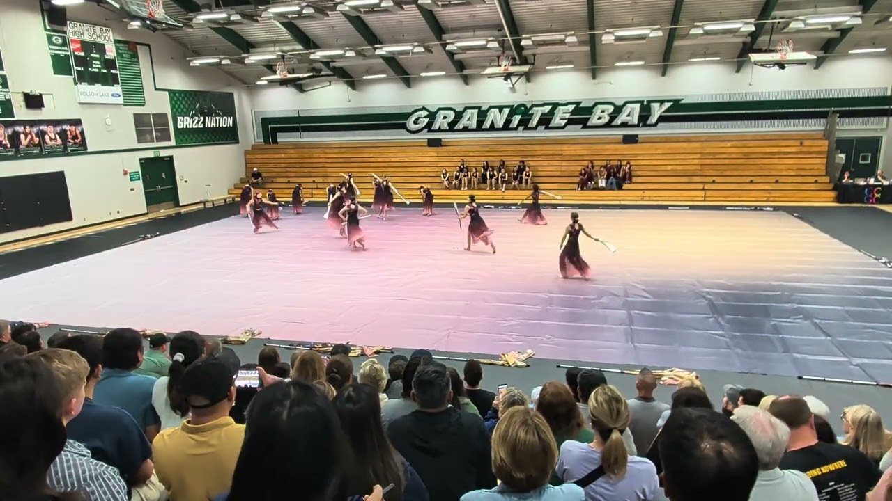 West Park Panthers Color Guard Varsity Performs 
