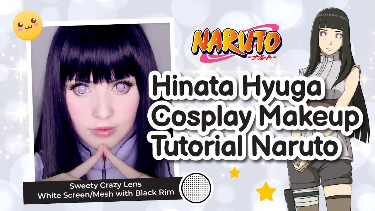 🆕Naruto Hinata Hyuga Makeup Tutorial | Hinata Hyuga Tutorial Video in 1 Minute