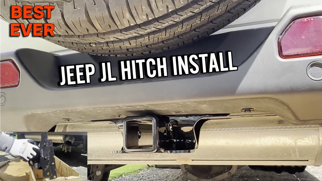 Quick and Easy JEEP Wrangler JL TRAILER TOW HITCH Installation