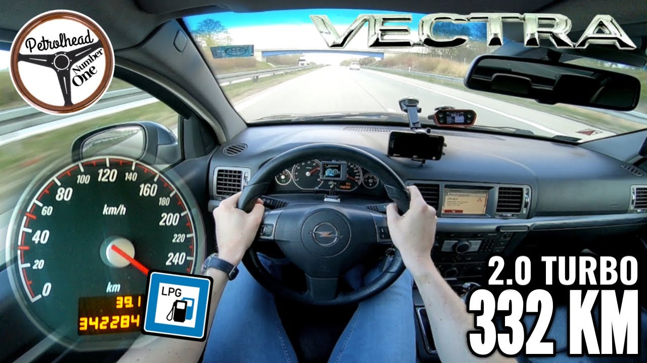 2005 Opel Vectra GTS 2.0 T (332 KM) | V-MAX. Pr&oacute;ba autostradowa. RACEBOX 100-200 km/h.
