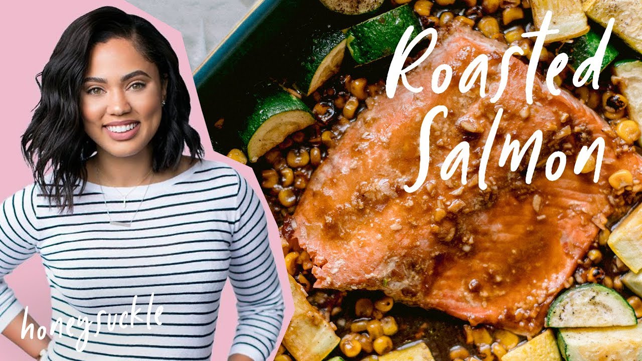 I Made Ayesha Curry's Roasted Salmon | CookBook Cook-Along | HONEYSUCKLE