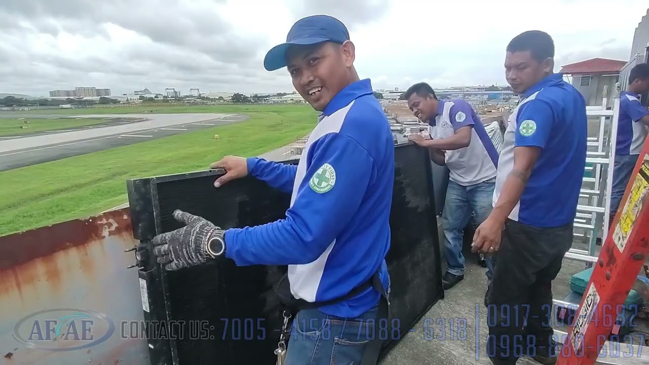 INSTALLATION OF CONDENSER COIL OF 30RB AIRCOOLED SCROLL LIQUID CHILLER | CARRIER CHILLER