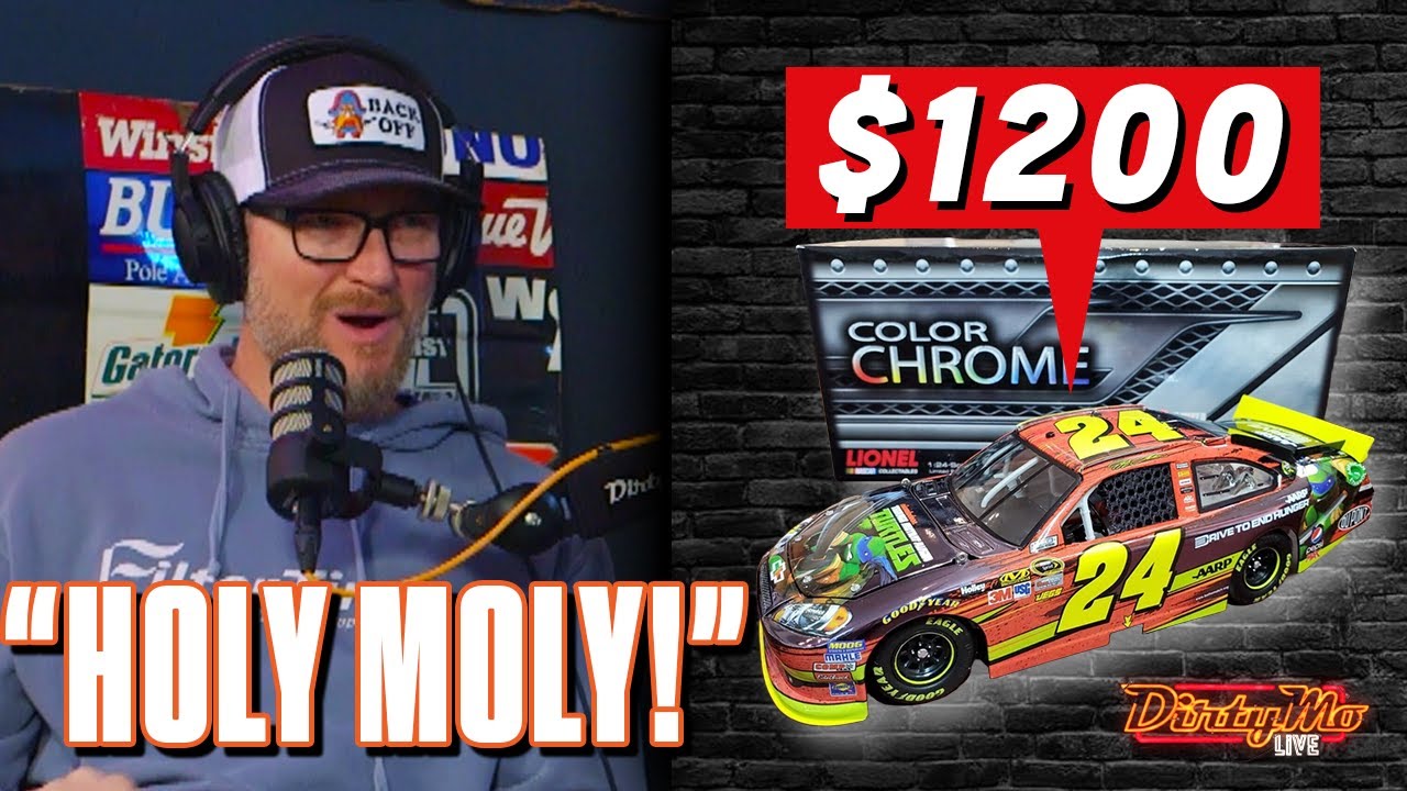 Dale Jr. Can't Believe How Much Some Of These NASCAR Memorabilia Sold For | Dirty Mo LIVE