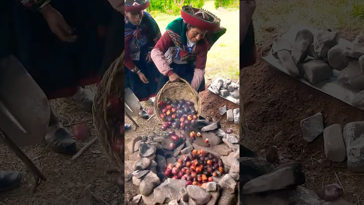 Древнее барбекю инков в перуанских Андах! 🇵🇪