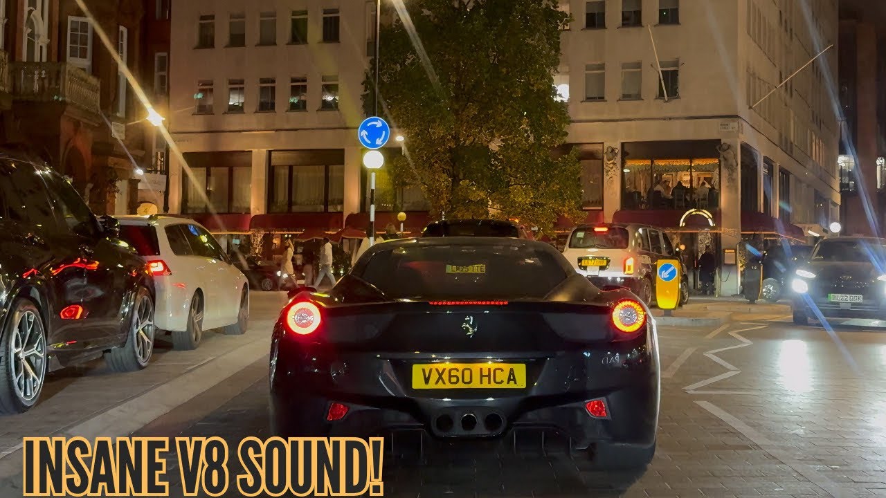 CRAZY Ferrari 458 Italia LOUD RUN! Drive it Like You Stole It. Accelerations, REVS & Reactions!