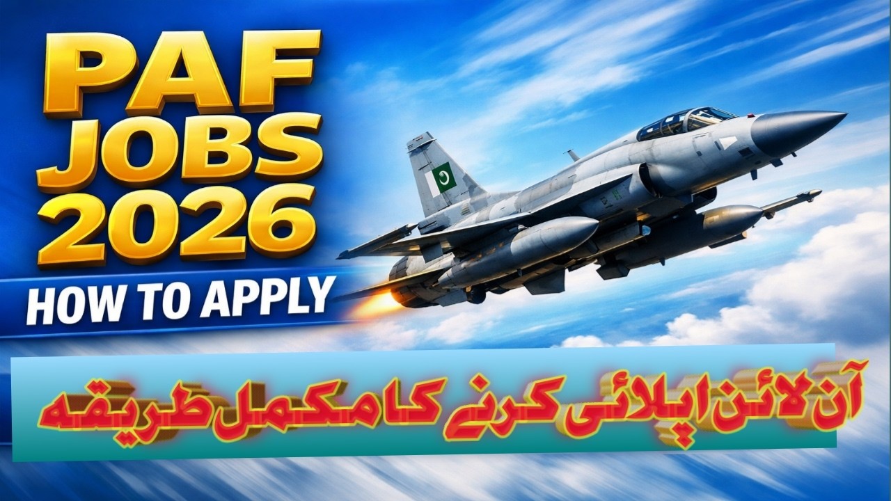 How to apply for paf jobs 2026||GDP/Air defense/Logistics/Education branch||Latest jobs