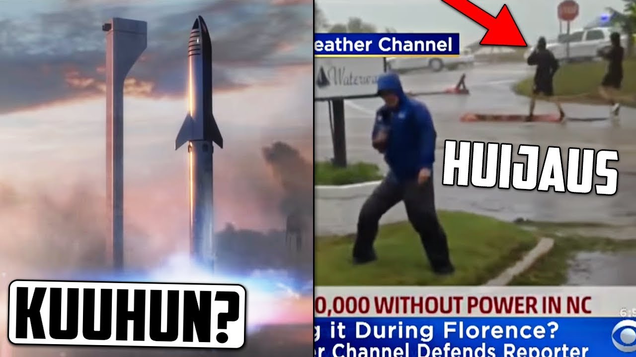 Ihminen on menossa KUUHUN? Säätoimittaja jää kiinni huijauksesta?