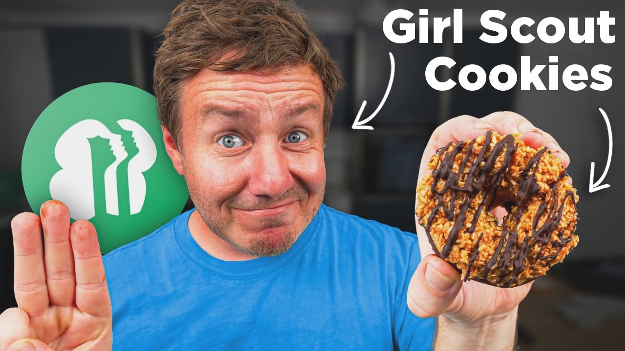 Girl Scout Makes Girl Scout Cookies - (DIY Girl Scout Cookies!)