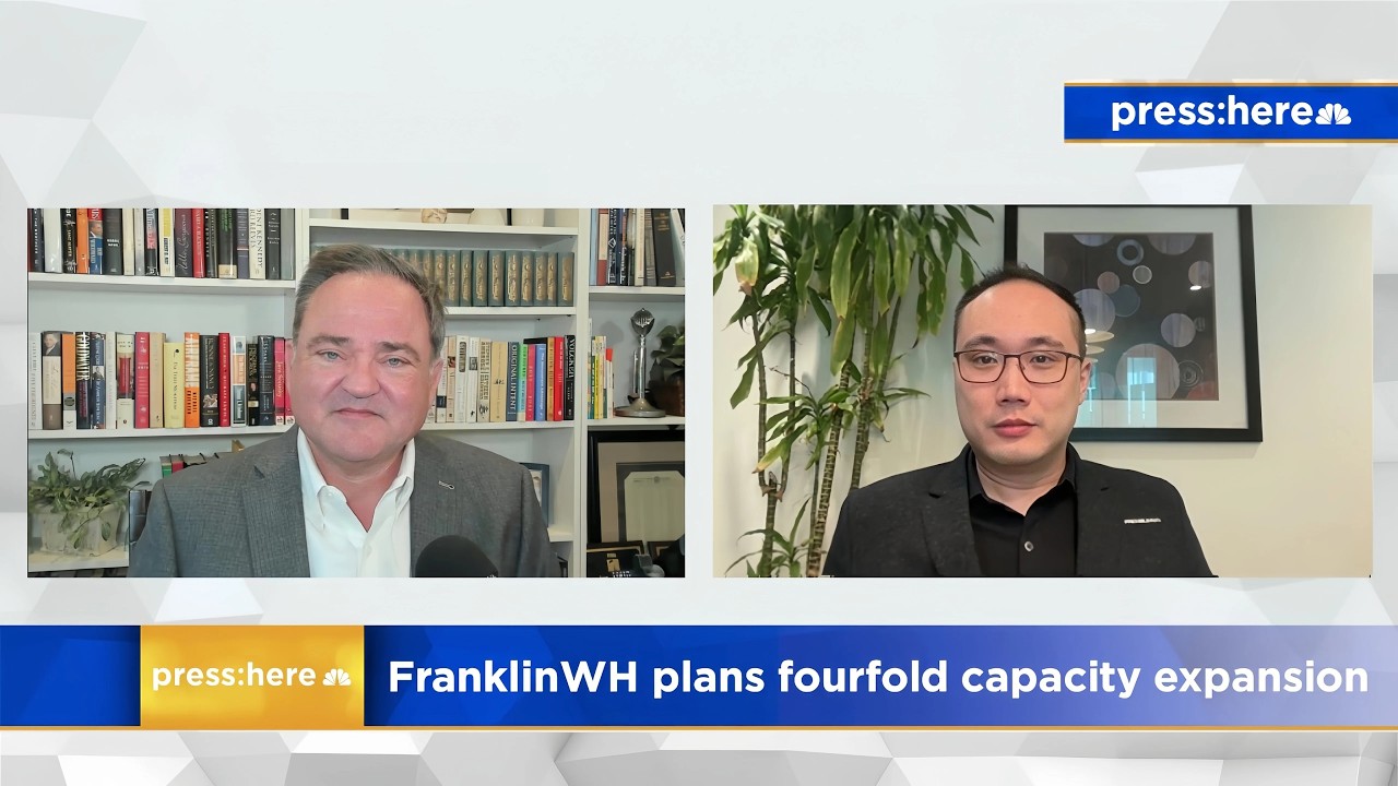 FranklinWH CEO Gary Lam joined Scott McGrew on NBC Bay Area’s Press