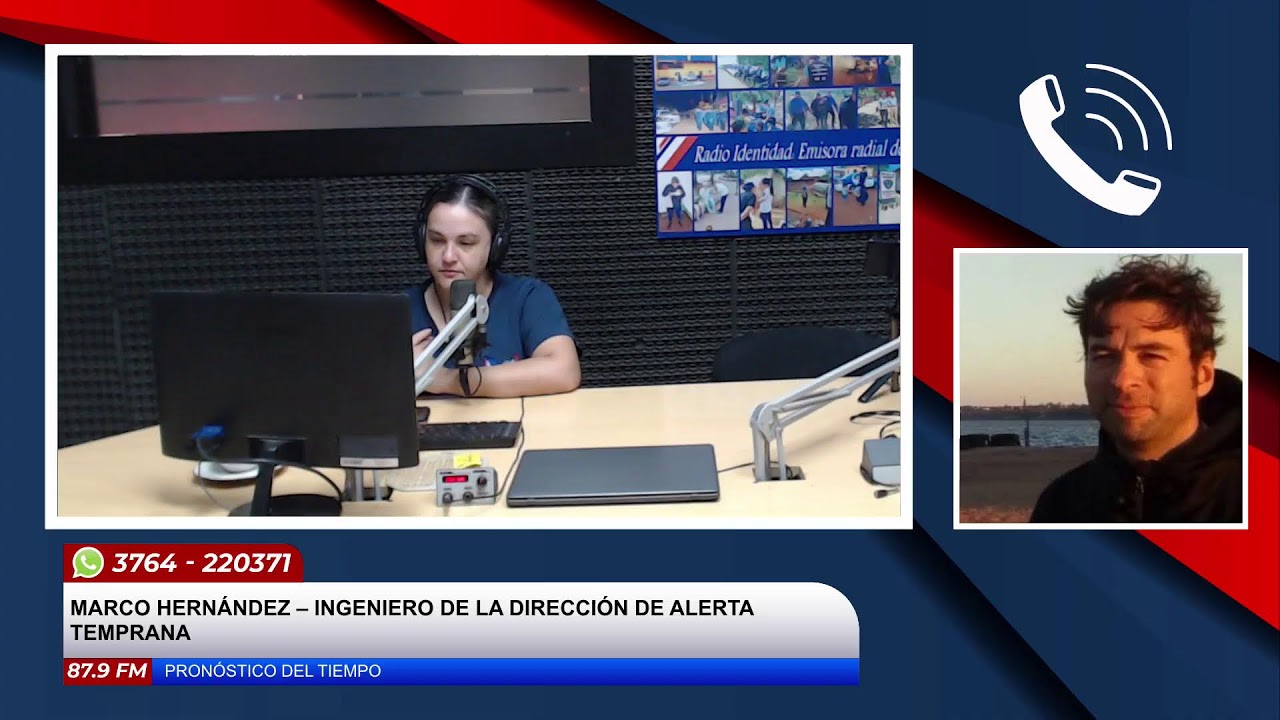 MARCO HERNÁNDEZ – INGENIERO DE LA DIRECCIÓN DE ALERTA TEMPRANA