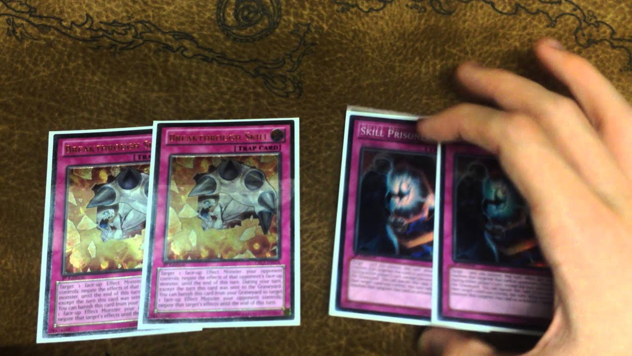 Breakthrough Skill Vs. Skill Prisoner: Yugioh Card Review