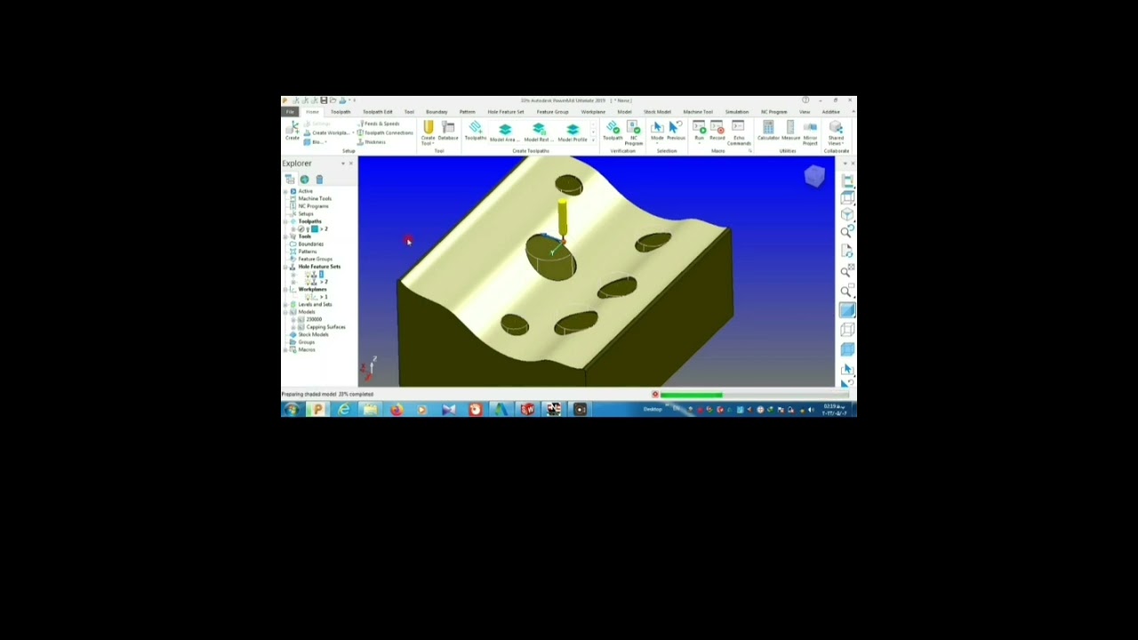 Autodesk Powermill-Drilling