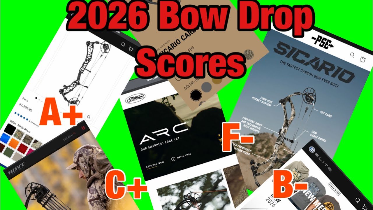 2026 Bow Drop Ratings! New 2026 Archery Compound Bows! 