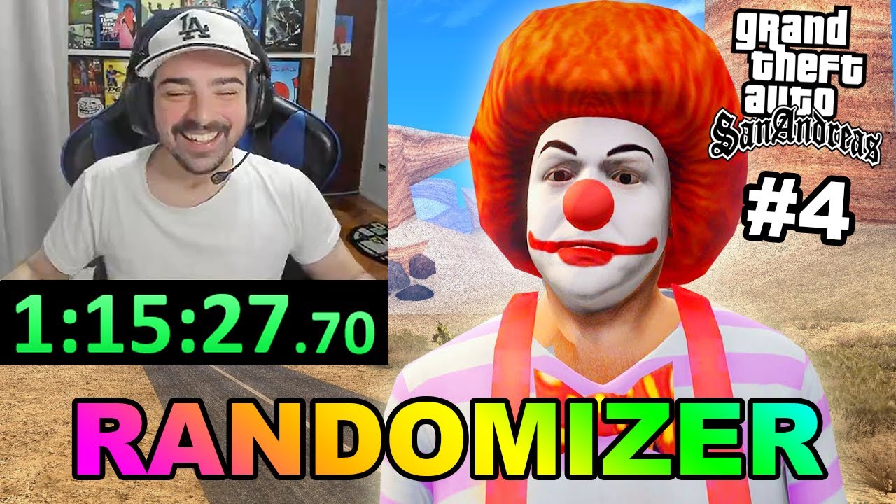 Hago SPEEDRUN de GTA SAN ANDREAS pero TODO es RANDOM #4 (Any%)