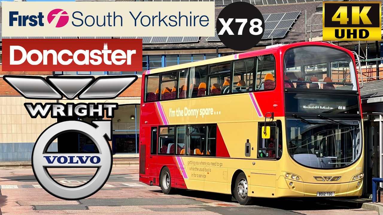 [First South Yorkshire: X78 Sheffield to Doncaster via Rotherham] Wright Eclipse Gemini2 Volvo B9TL