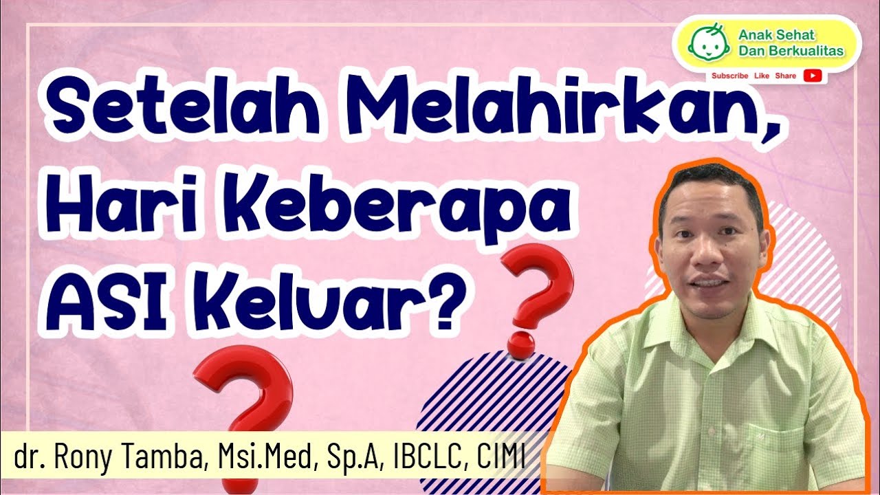 Setelah melahirkan, hari keberapa ASI keluar