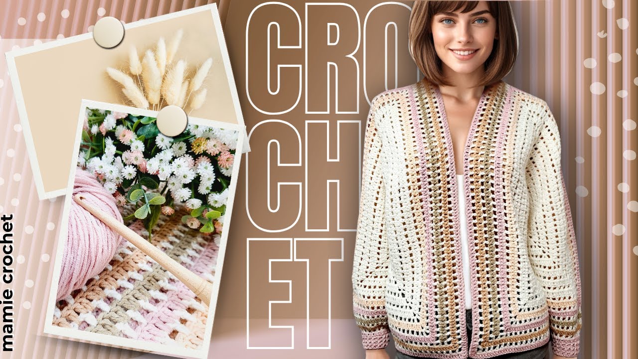 😍VESTE HEXAGONE CROCHET REVISITÉE, MANCHES AFFINÉES, JOLI COL, TUTO DÉBUTANTES 😍KALEY @𝐌𝐚𝐦𝐢𝐞𝐂𝐫𝐨𝐜𝐡𝐞𝐭