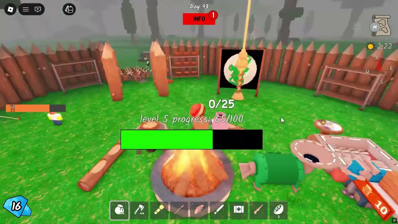 99 Nights in the Forest Roblox gameplay