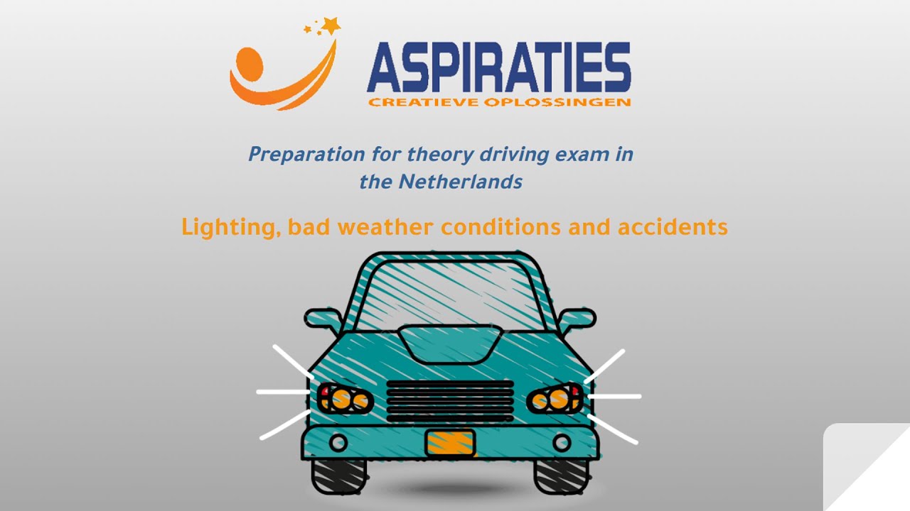 09 Lighting - Theory exam CBR Netherlands