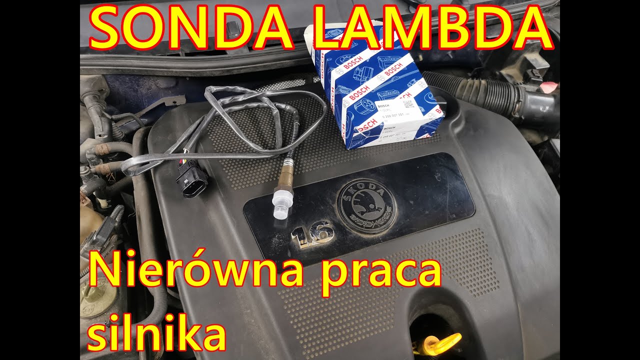1.6 MPI Wymiana sondy lambda Skoda VW Audi sonda