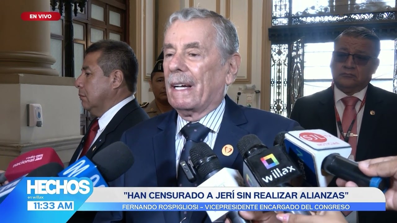Hechos en Willax - FEB 19 - HABLA FERNANDO ROSPLIGUIOSI | Willax