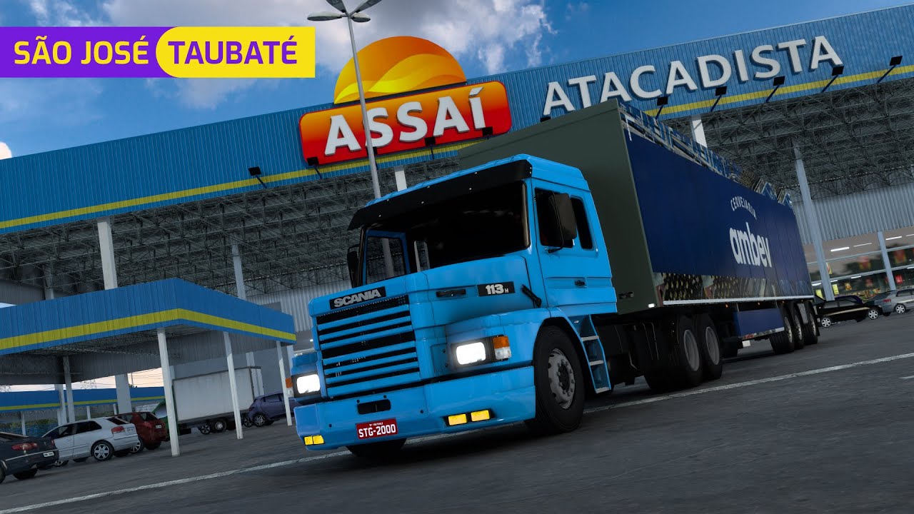São José dos Campos x Taubaté | Mapa Rotas | Euro Truck Simulator 2