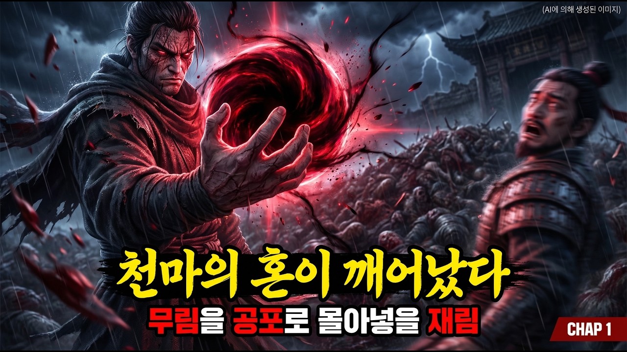눈을 뽑히고 손의 힘줄이 잘린 소년… 시체 구덩이에서 기어 나와 사신의 고서를 얻다!#사신#사신비급#복수극#무협#무림
