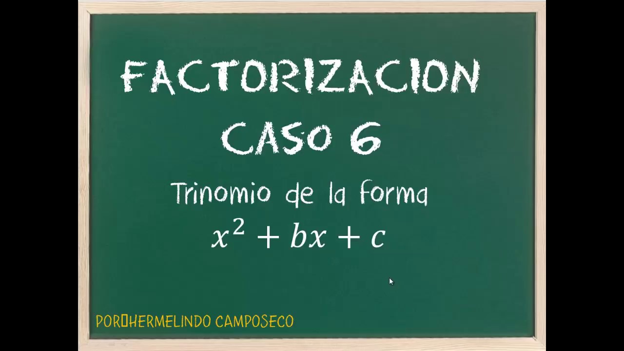 Factorizacion CASO 6
