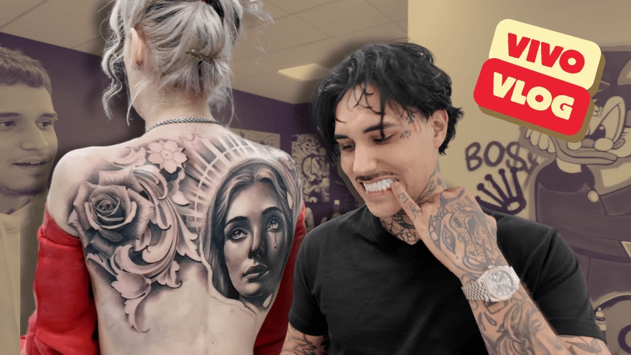 THE BEST WAY TO START A BACK-PIECE - Vivo Vlogs #14