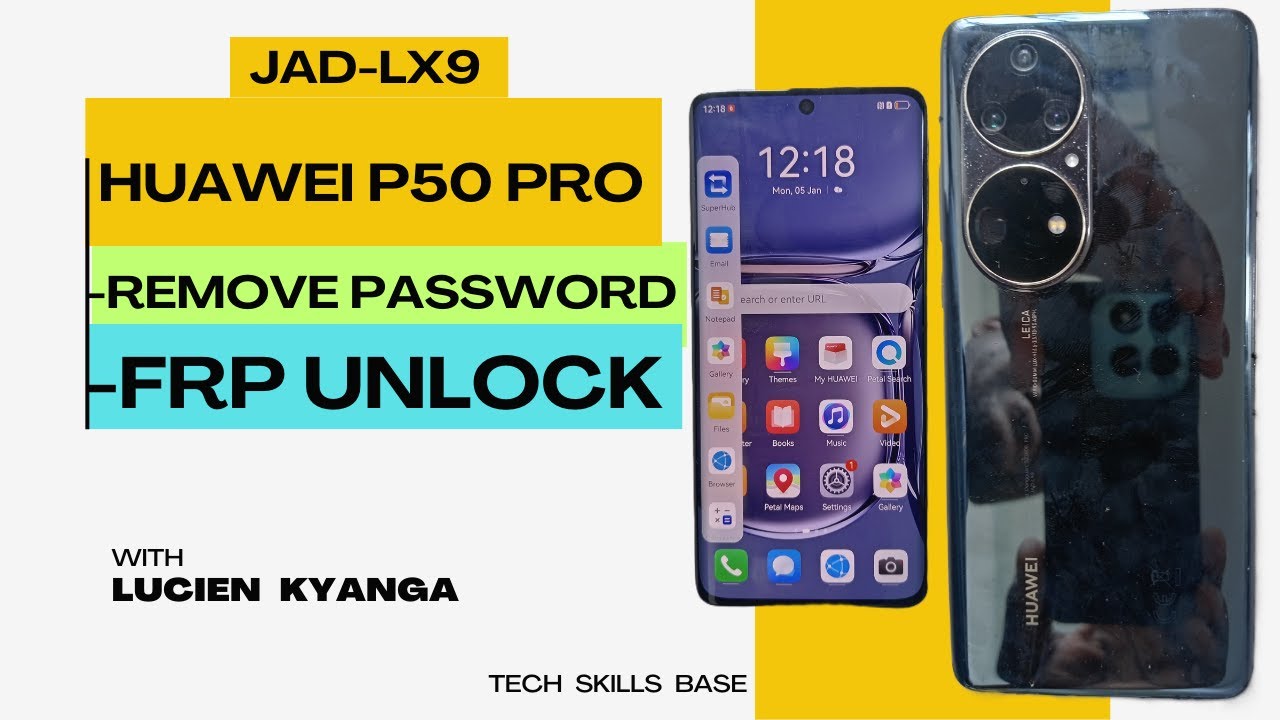 Remove Forgotten Password — FRP Guide for Huawei P50 Pro (Using Unlock Tool)