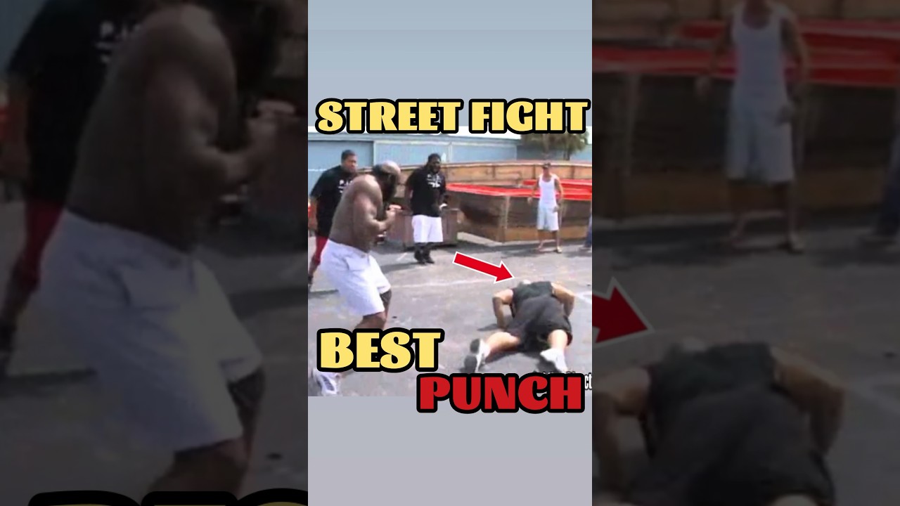 Best Punch in the Street Fight./ Knockout Punch Technique. 