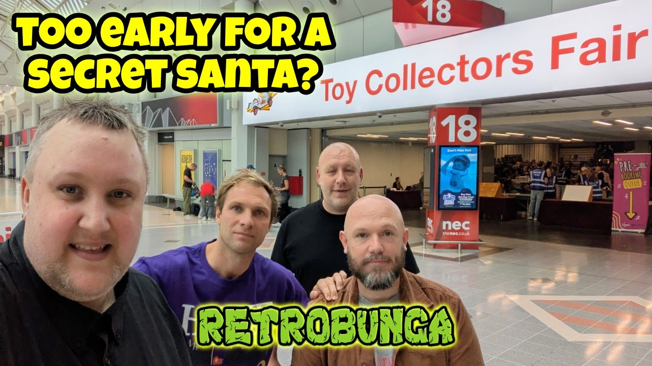 NEC Toy Fair Birmingham | VINTAGE TOY Hunting | What Did Everyone Get For Our Secret Santa Challenge