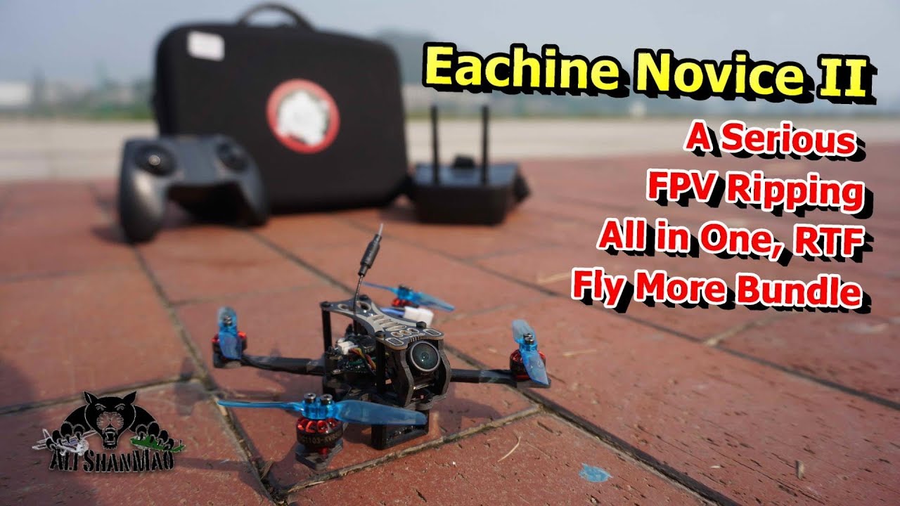 Eachine Novice 2 FPV Racing Drone RTF Fly More Combo